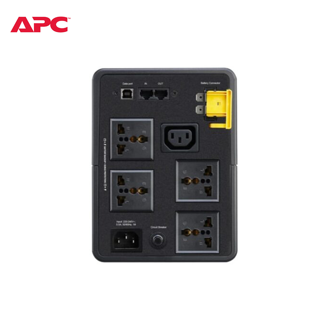 เครื่องสำรองไฟ APC Back-UPS 1200VA, 230V, AVR, Universal Sockets